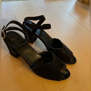 American Apparel Scallop Ankle Wrap Sandal